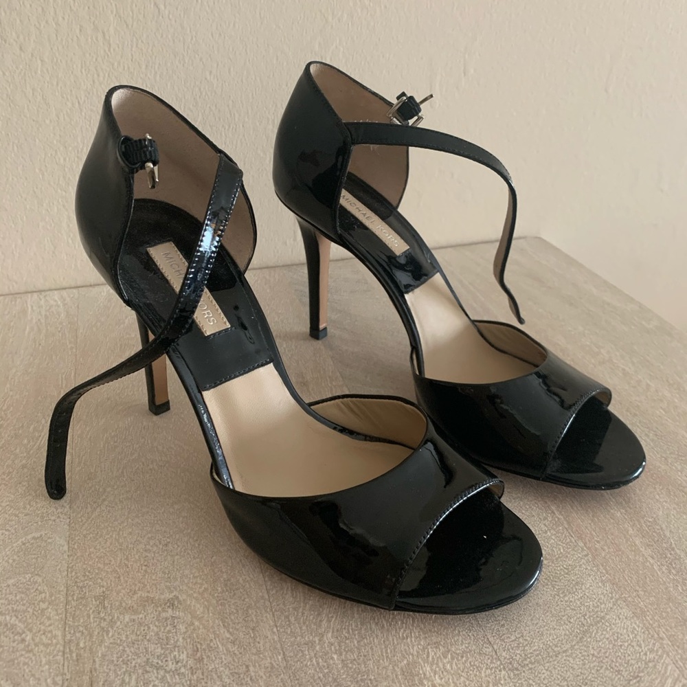 Mochael Kors black heels.